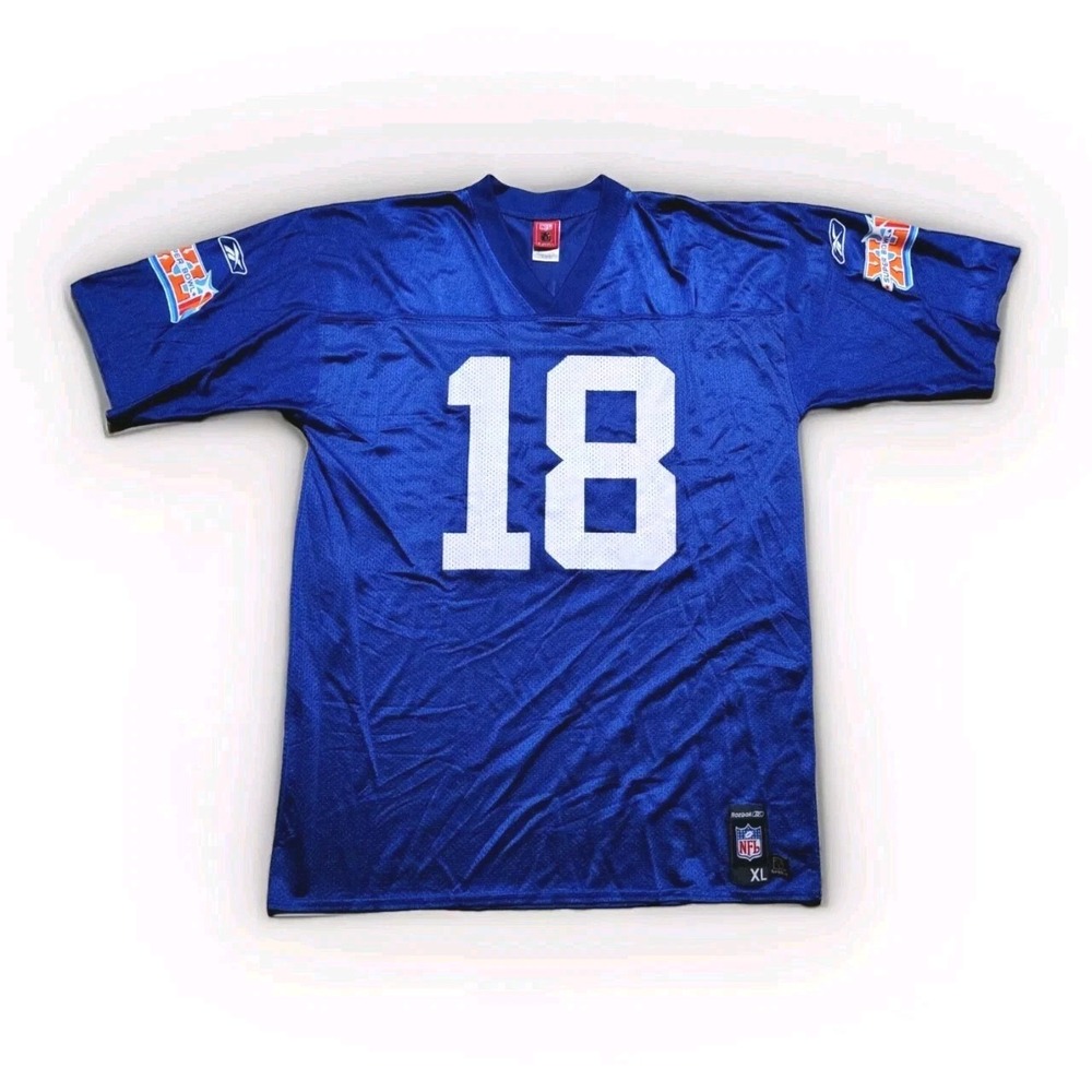 Reebok NFL Players‎ SUPER BOWL XLI PEYTON MANNING 18 Colts NFL Jersey Mens XL
